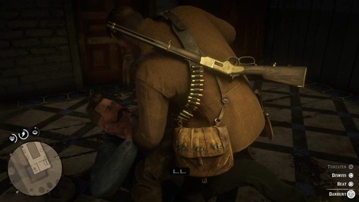 Interrogate Danbury and force him to give you the documents - Red Dead Redemption 2: American Fathers 1-2 - walkthrough - Red Dead Redemption 2: Chapter 4 - Shady Belle - Red Dead Redemption 2 Guide