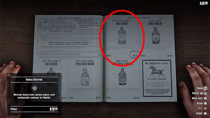 Horse Reviver allows you to heal a heavily wounded horse - Red Dead Redemption 2: Horse - can it die? - Red Dead Redemption 2: Arthur and Dutchs gang - Red Dead Redemption 2 Guide