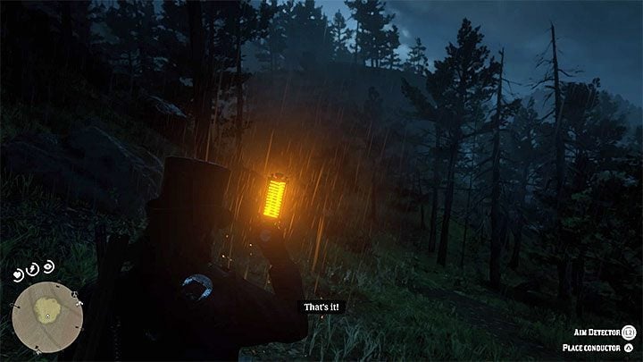 Arthur must place lightning conductors in the right places - Red Dead Redemption 2: A Bright Bouncing Boy - walkthrough, map - Red Dead Redemption 2: Side quests - Red Dead Redemption 2 Guide