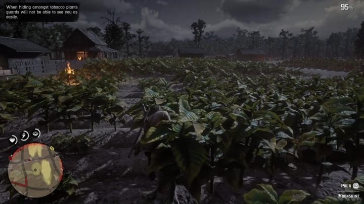 Night falls - follow Sean and let him eliminate the guard - Red Dead Redemption 2: The Fine Joys of Tobacco - walkthrough - Red Dead Redemption 2: Chapter 3 - Clemens Point - Red Dead Redemption 2 Guide