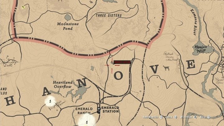 These bones are in the northern part of New Hanover - Red Dead Redemption 2: Dinosaur Bones - where to find all of them? Maps - Red Dead Redemption 2: Dinosaur bones and Rock Carvings - Red Dead Redemption 2 Guide