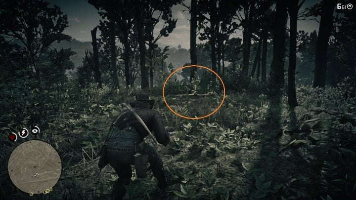 The bones are hidden among trees - Red Dead Redemption 2: Dinosaur Bones - where to find all of them? Maps - Red Dead Redemption 2: Dinosaur bones and Rock Carvings - Red Dead Redemption 2 Guide