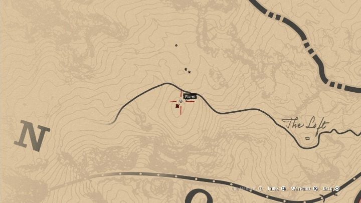 You can find this bone by moving west from The Loft - Red Dead Redemption 2: Dinosaur Bones - where to find all of them? Maps - Red Dead Redemption 2: Dinosaur bones and Rock Carvings - Red Dead Redemption 2 Guide