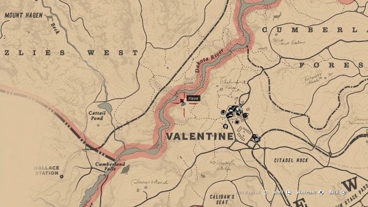 They are located north from Valentine, near Dakota River - Red Dead Redemption 2: Dinosaur Bones - where to find all of them? Maps - Red Dead Redemption 2: Dinosaur bones and Rock Carvings - Red Dead Redemption 2 Guide