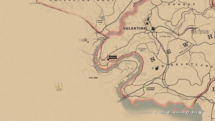 Theyre located south-east from Valentine, near Dakota River - Red Dead Redemption 2: Dinosaur Bones - where to find all of them? Maps - Red Dead Redemption 2: Dinosaur bones and Rock Carvings - Red Dead Redemption 2 Guide