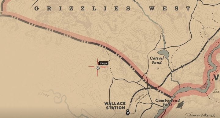 Theyre located north-west from Wallace Staton - Red Dead Redemption 2: Dinosaur Bones - where to find all of them? Maps - Red Dead Redemption 2: Dinosaur bones and Rock Carvings - Red Dead Redemption 2 Guide