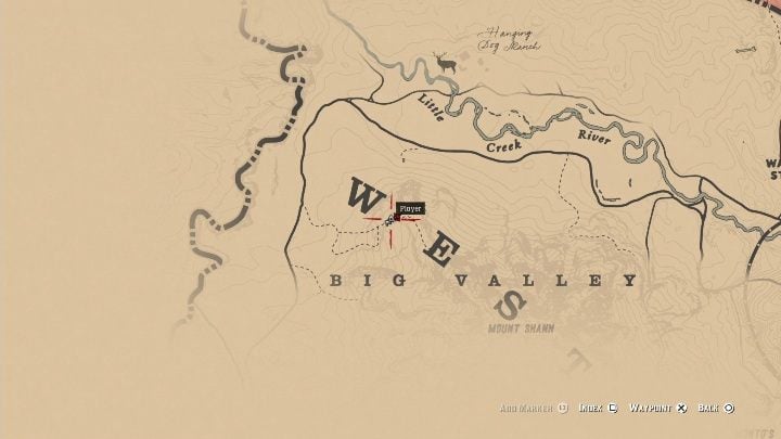 They are located north from Big Valley - Red Dead Redemption 2: Dinosaur Bones - where to find all of them? Maps - Red Dead Redemption 2: Dinosaur bones and Rock Carvings - Red Dead Redemption 2 Guide