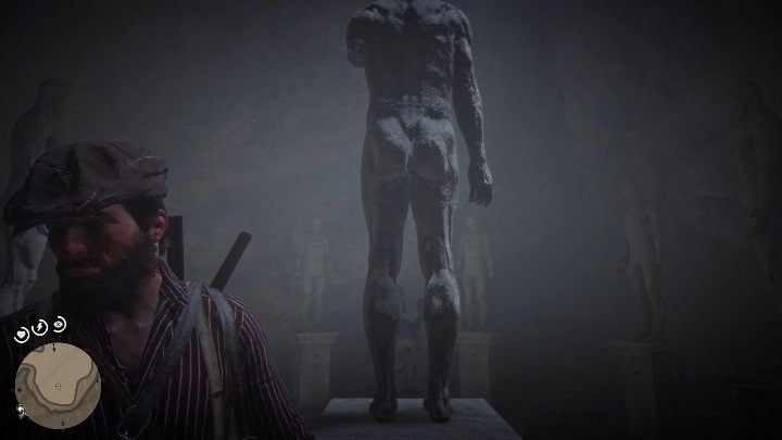 Go behind every statue - thanks to that you will know exactly how many fingers a given statue has - Red Dead Redemption 2: The Strange Statues Puzzle guide - map, tips - Red Dead Redemption 2: Other Secrets and collectibles - Red Dead Redemption 2 Guide