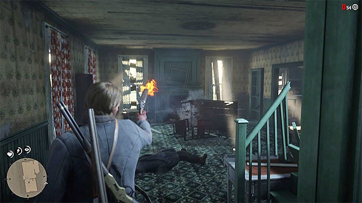 Examine the photography standing on the larger chimney - Red Dead Redemption 2: The Iniquities of History - walkthrough, map - Red Dead Redemption 2: Side quests - Red Dead Redemption 2 Guide