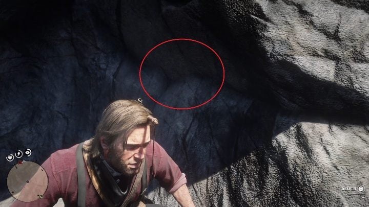 Your next task will be to jump on 3 lower rock shelves - Red Dead Redemption 2: High Stakes Treasure Map - how to get the treasure? - Red Dead Redemption 2: Treasure Maps - Red Dead Redemption 2 Guide