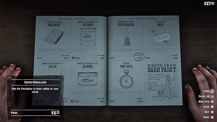 The second ingredient is more important - Red Dead Redemption 2: Coffee - how to brew? - Red Dead Redemption 2: Arthur and Dutchs gang - Red Dead Redemption 2 Guide