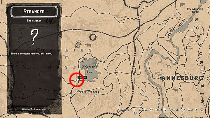 1 - Red Dead Redemption 2: The Veteran - walkthrough, map - Red Dead Redemption 2: Side quests - Red Dead Redemption 2 Guide