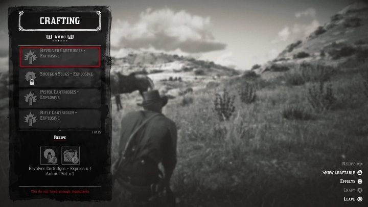 Red Dead Redemption 2 Crafting Guide Recipes 8224