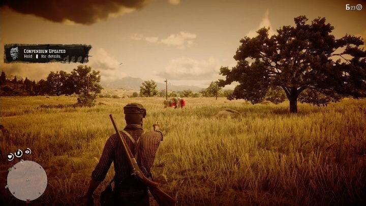 The Bison can be easily scared off, but it wont attack you - Red Dead Redemption 2: Legendary Tatanka Bison - maps, tips - Red Dead Redemption 2: Legendary Animals - Red Dead Redemption 2 Guide