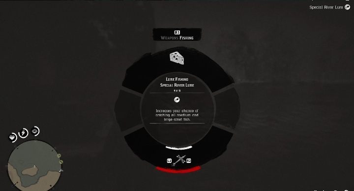 Use Special River Lure to catch the Legendary Redfin Pickerel - Red Dead Redemption 2: Legendary Redfin Pickerel - maps, tips - Red Dead Redemption 2: Legendary fish - Red Dead Redemption 2 Guide