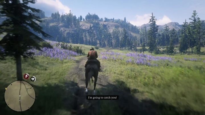 The mission ends with a race - Red Dead Redemption 2: Fatherhood, for Beginners - walkthrough - Red Dead Redemption 2: Epilogue 1 - Pronghorn Ranch - Red Dead Redemption 2 Guide