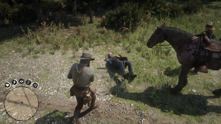 The wanted jumps from the balcony - Red Dead Redemption 2: Gainful Employment - walkthrough - Red Dead Redemption 2: Epilogue 1 - Pronghorn Ranch - Red Dead Redemption 2 Guide