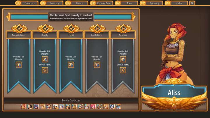 Aliss can be considered as one of the best combat characters - Which citizens to enter relationships with | Citizens - Citizens - Regalia: Of Man and Monarchs Game Guide