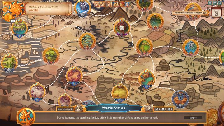 The order in which you want to explore the lands is up to you. - Journeys - general description | Dungeons and combat - Dungeons and combat - Regalia: Of Man and Monarchs Game Guide