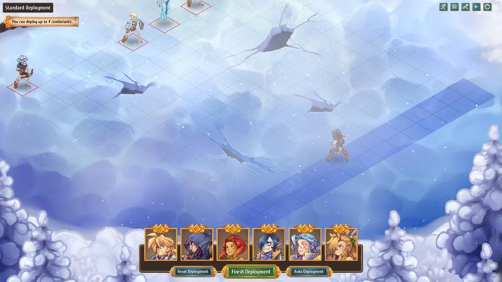 Before the battle, you can position your party members. - Description and course of battles | Dungeons and combat - Dungeons and combat - Regalia: Of Man and Monarchs Game Guide