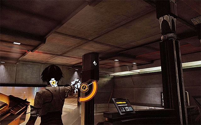 The second collectible is much more difficult to find because the Scaramech is clinging to the upper part of one of the main pillars - Access the Conception Cube - Episode 7 - Remember Me - Game Guide and Walkthrough