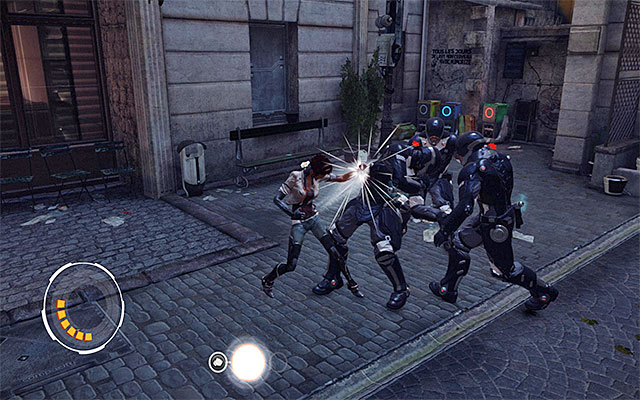 There are several Enforcers to be taken care of - Reach St. Michael's rotunda - Episode 2 - Remember Me - Game Guide and Walkthrough