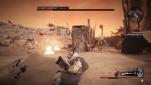 Always focus on destroying the turrets first - Remnant From the Ashes: Ancient Construct boss - attacks, tactics, rewards, tips - Bosses - Remnant From the Ashes Guide