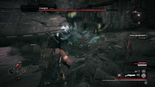 The first phase is very passive, the only thing he does is run up to the player and hides under the ground to call for reinforcements - Remnant From the Ashes: Mangler boss - attacks, tactics, rewards, tips - Bosses - Remnant From the Ashes Guide