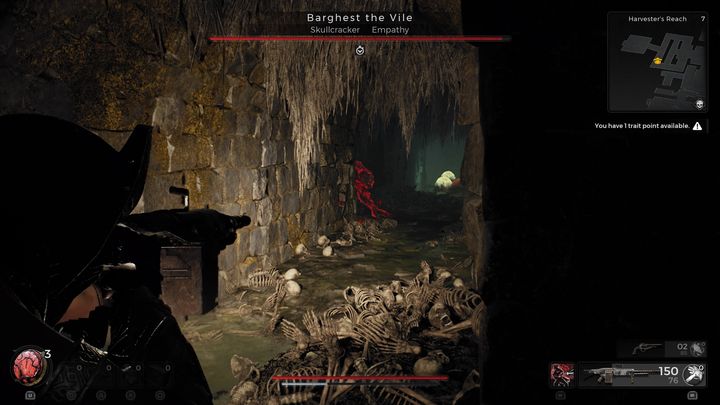 After destroying the enemies and the nest, quickly leave the narrow corridors, as battling the boss here is much more difficult - Remnant 2: How to beat Barghest the Vile? - Losomn - Remnant 2 Guide