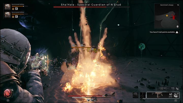 You should also bring weapons or mods inflicting damage over time - Remnant 2: How to beat ShaHala Spectral Guardian of NErud? - Nerud - Remnant 2 Guide