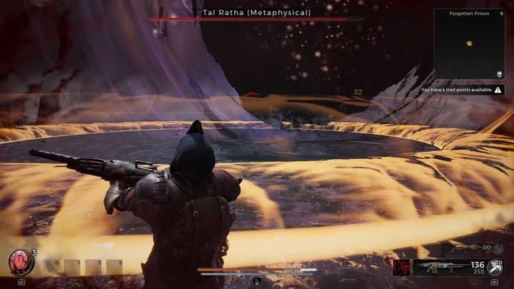 When boss opens his jaw and starts pushing you back, you have two ways of proceeding - Remnant 2: How to beat Tal Ratha (Metaphysical)? - Nerud - Remnant 2 Guide