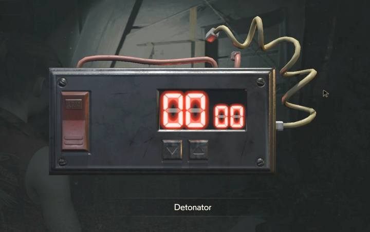 The detonator. - Collect 3 medallions task | Police station in Resident Evil 2 - Walkthrough - Resident Evil 2 Guide