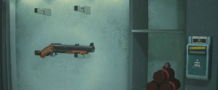 Use the card to get into the locker in the Safety Deposit Room - How to get a shotgun/grenade launcher? - Secrets and useful items - Resident Evil 2 Guide