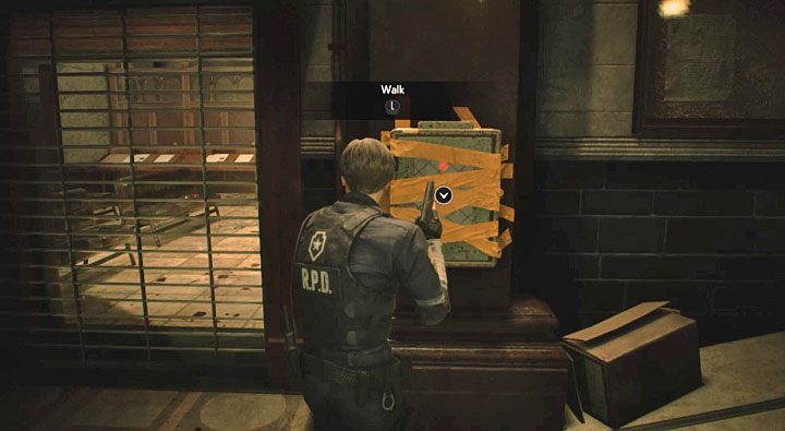 As already mentioned, the sealed box is in the main hall of the police station (Main Hall) - How to open a switch box at the police station (Leon) in Resident Evil 2? - FAQ - Resident Evil 2 Guide