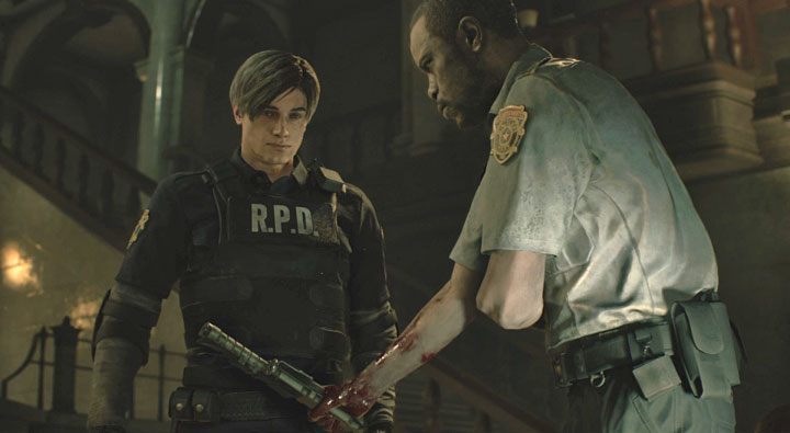 You have to do a few steps, so that the main character comes into possession of a knife - How to open a switch box at the police station (Leon) in Resident Evil 2? - FAQ - Resident Evil 2 Guide
