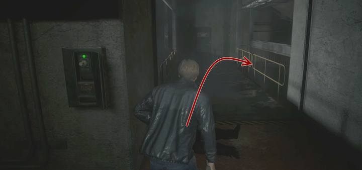 Leon must keep moving forward through the sewers while sticking to the right side - Reaching the hideout - Claire and Leon | Sewers in Resident Evil 2 - Walkthrough - Resident Evil 2 Guide