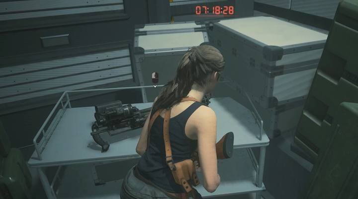 Minigun. - Boss Fight - G4 (Claire) in Resident Evil 2 - Walkthrough - Resident Evil 2 Guide