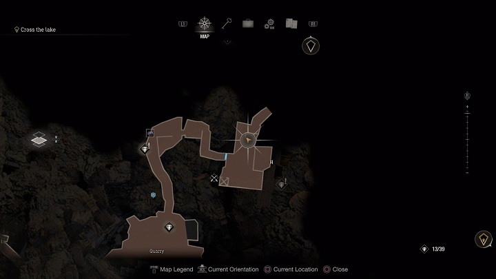 You will find the Hexagon Piece A near the merchant sitting near the Quarry- you will also find a shooting range there - Resident Evil 4 Remake: Hexagon Pieces - Puzzle solutions - Resident Evil 4 Remake Guide