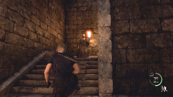 Run straight and turn right - Resident Evil 4 Remake: How to destroy the catapults? - Campaign - Resident Evil 4 Remake Guide