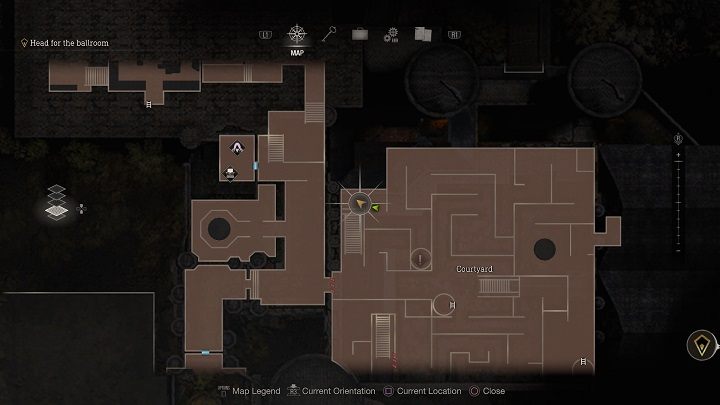 In Chapter 9, you will have to go through a maze in the Courtyard - Resident Evil 4 Remake: Clockwork Castellans - Secrets - Resident Evil 4 Remake Guide