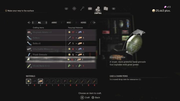 It is a grenade with more power than the Hand Grenade - Resident Evil 4 Remake: List of all weapons - Basics - Resident Evil 4 Remake Guide