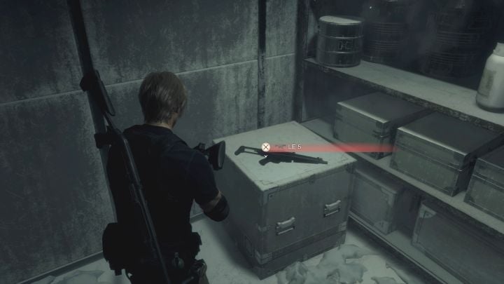 You will find the SMG in the newly unlocked freezer - Resident Evil 4 Remake: List of all weapons - Basics - Resident Evil 4 Remake Guide