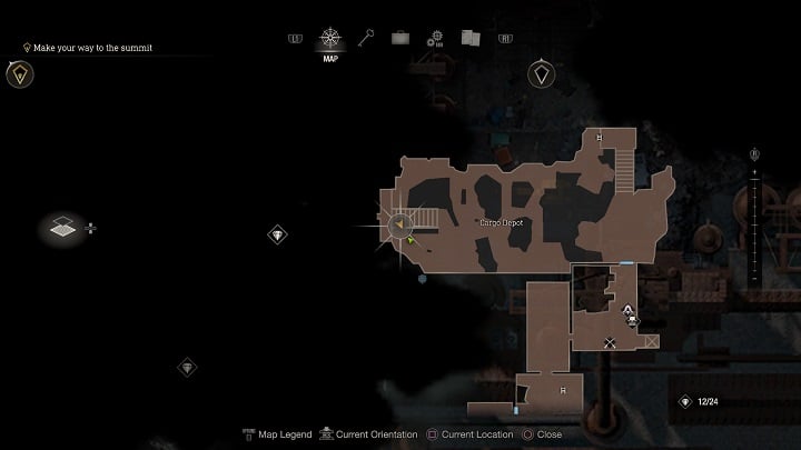 Medallion #5 can be found by placing yourself next to the stairs in the western end of the location - Resident Evil 4 Remake: Destroy the Blue Medallions 5 - Blue Medallions - Resident Evil 4 Remake Guide