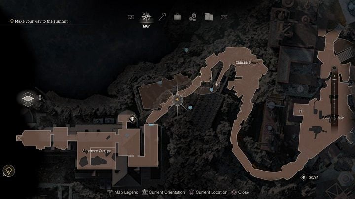 The first medallion is found not far from the mentioned pathway - look up to the nearby scaffolding - Resident Evil 4 Remake: Destroy the Blue Medallions 6 - Blue Medallions - Resident Evil 4 Remake Guide