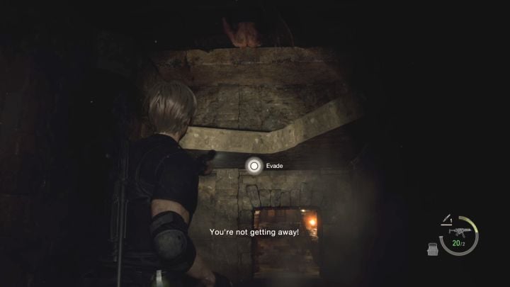 You have to travel through dark catacombs - Krauser will attack you a few times in several places - Resident Evil 4 Remake: How to defeat Jack Krauser again (Chapter 14)? - Bosses - Resident Evil 4 Remake Guide