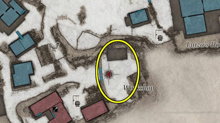 You can solve this puzzle after defeating the boss in the castle and returning to the starting village - Resident Evil Village: Combination puzzle in the Workshop - Puzzle solutions - Resident Evil Village Guide