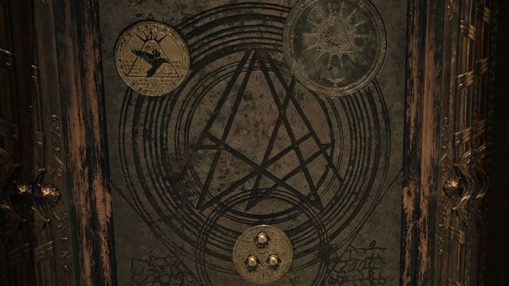 In order to solve the puzzle you have to - Resident Evil Village: House Beneviento, Sealed Door - Puzzle solutions - Resident Evil Village Guide