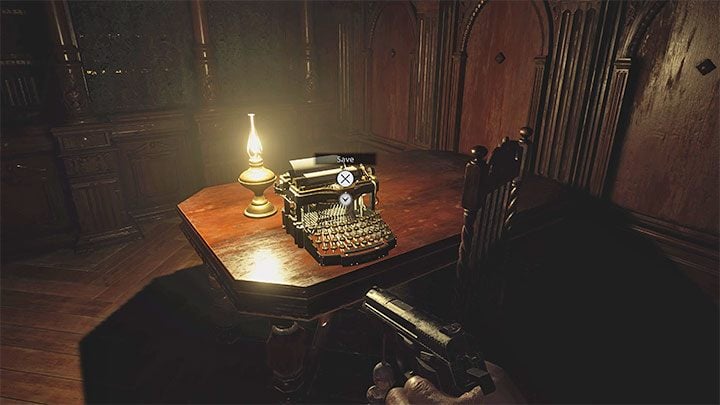 Once you reach the large Hall of the Four, it's worth exploring the adjacent smaller Merchant's Room to the south - Resident Evil Village: Exploring the Castle Chambers - walkthrough, solution - Dimitrescu Castle - Resident Evil Village Guide
