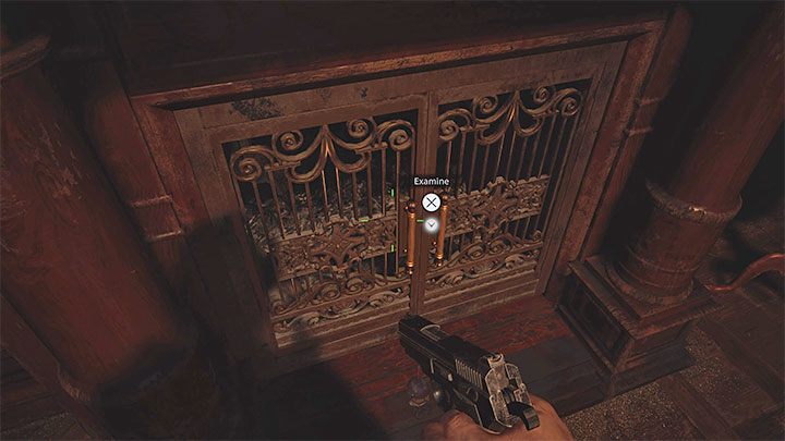 The exit from the sleeping chambers is locked - Resident Evil Village: Exploring the Castle Chambers - walkthrough, solution - Dimitrescu Castle - Resident Evil Village Guide