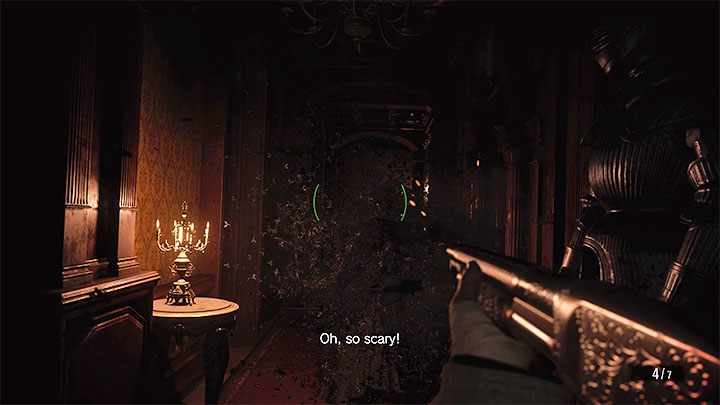 Upon entering the new location, you will encounter a vampire - Resident Evil Village: Exploring the Castle Chambers - walkthrough, solution - Dimitrescu Castle - Resident Evil Village Guide